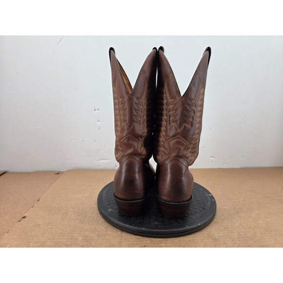 Boulet 1828 Amber Gold Leather Cowboy Boots Men’s 10 E – Vintage main image 10